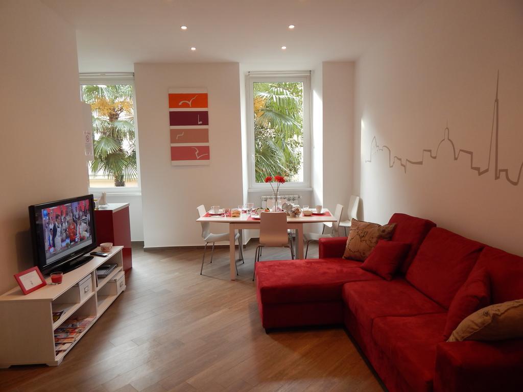 Ferienwohnung Red Flat In Rom Zimmer foto