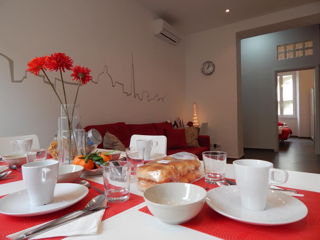 Ferienwohnung Red Flat In Rom Zimmer foto